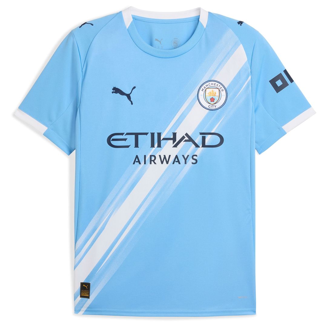 Manchester City Puma 2025/26 Home Replica Jersey - Sky Blue