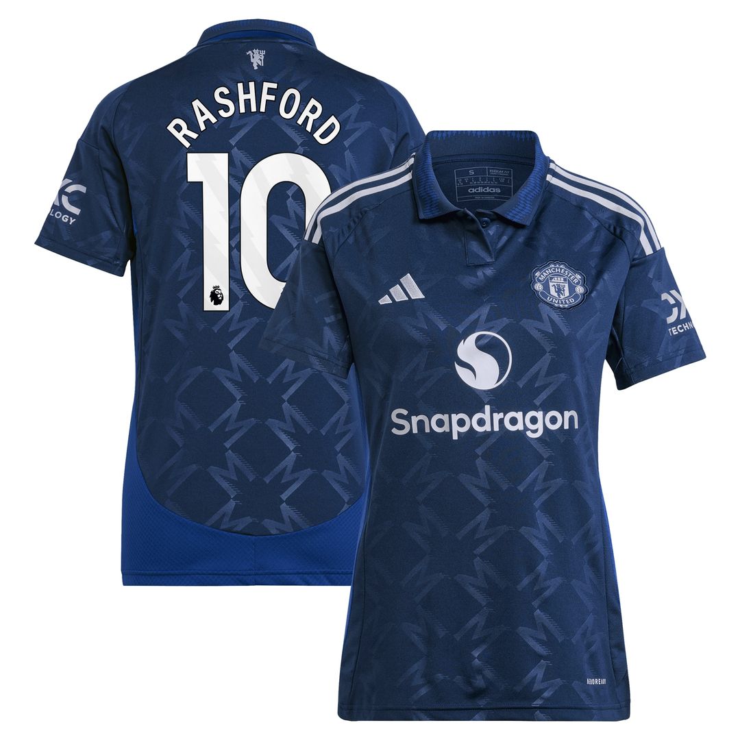 Marcus Rashford Manchester United adidas Originals Women's 2024/25 Third Replica Jersey - Cream