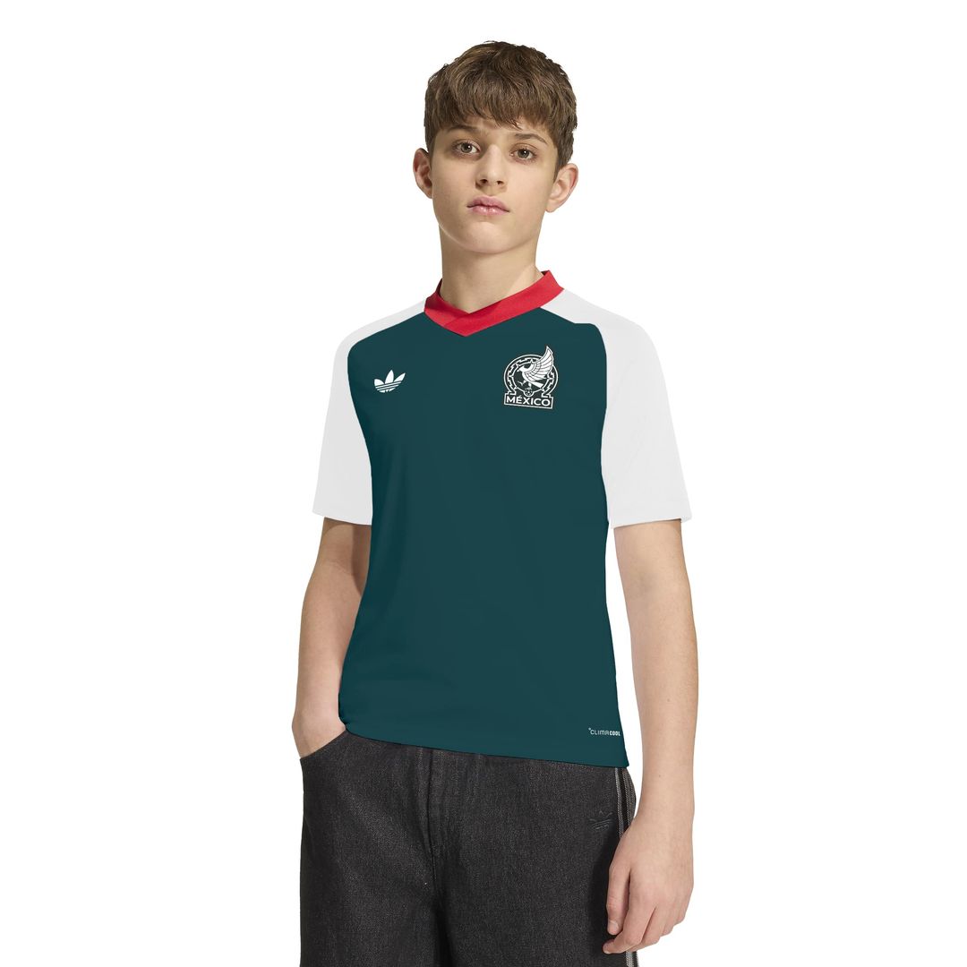 Mexico National Team adidas Youth 2026 Pre-Match Top - Green
