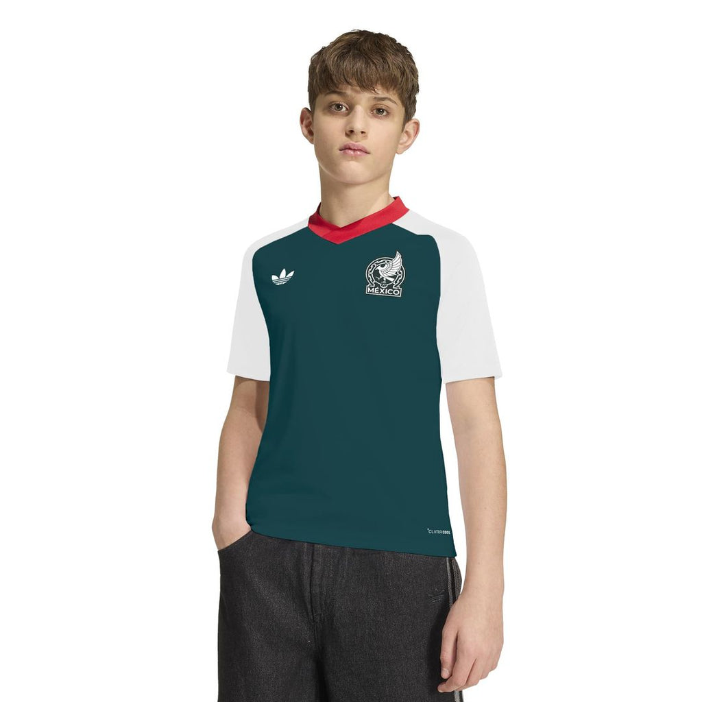 Mexico National Team adidas Youth 2026 Pre-Match Top - White