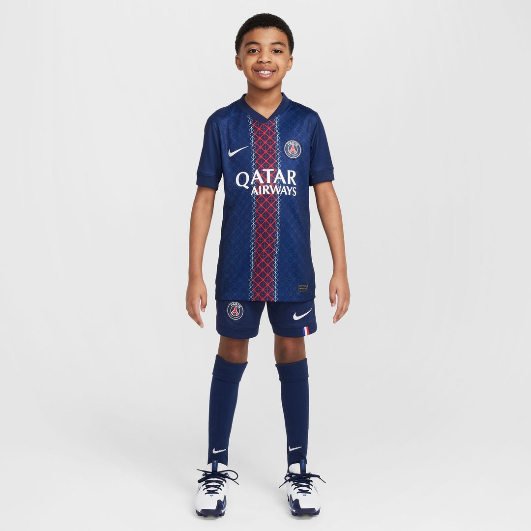Paris Saint-Germain Nike Youth 2025/26 Home Replica Jersey - Navy