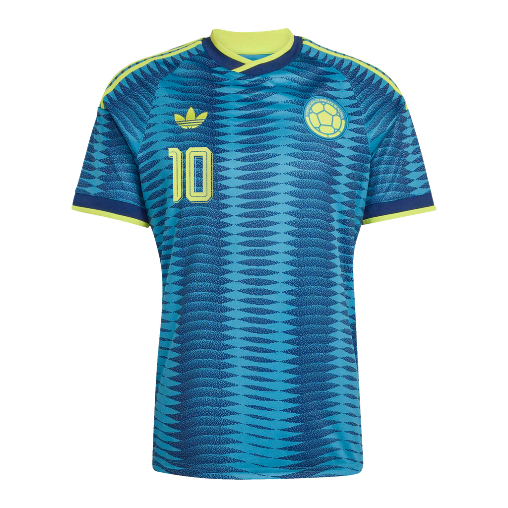 James Rodríguez Colombia National Team adidas 2026 Away Replica Jersey - Turquoise