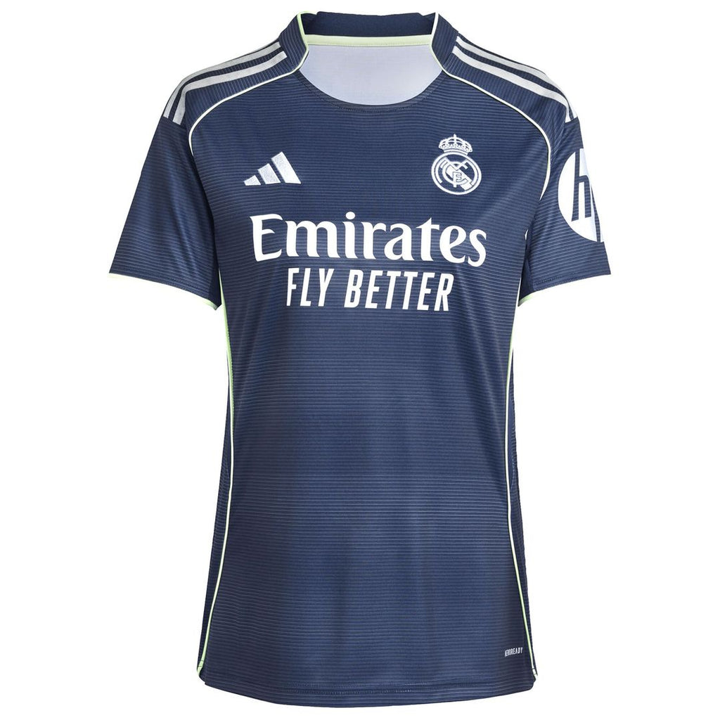 Vini Jr. Real Madrid adidas Women's 2025/26 Away Replica Player Jersey - Blue