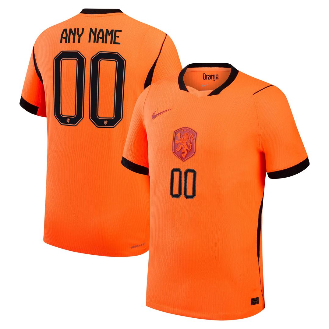 Netherlands National Team Nike 2026 Away Match Authentic Custom Jersey - White