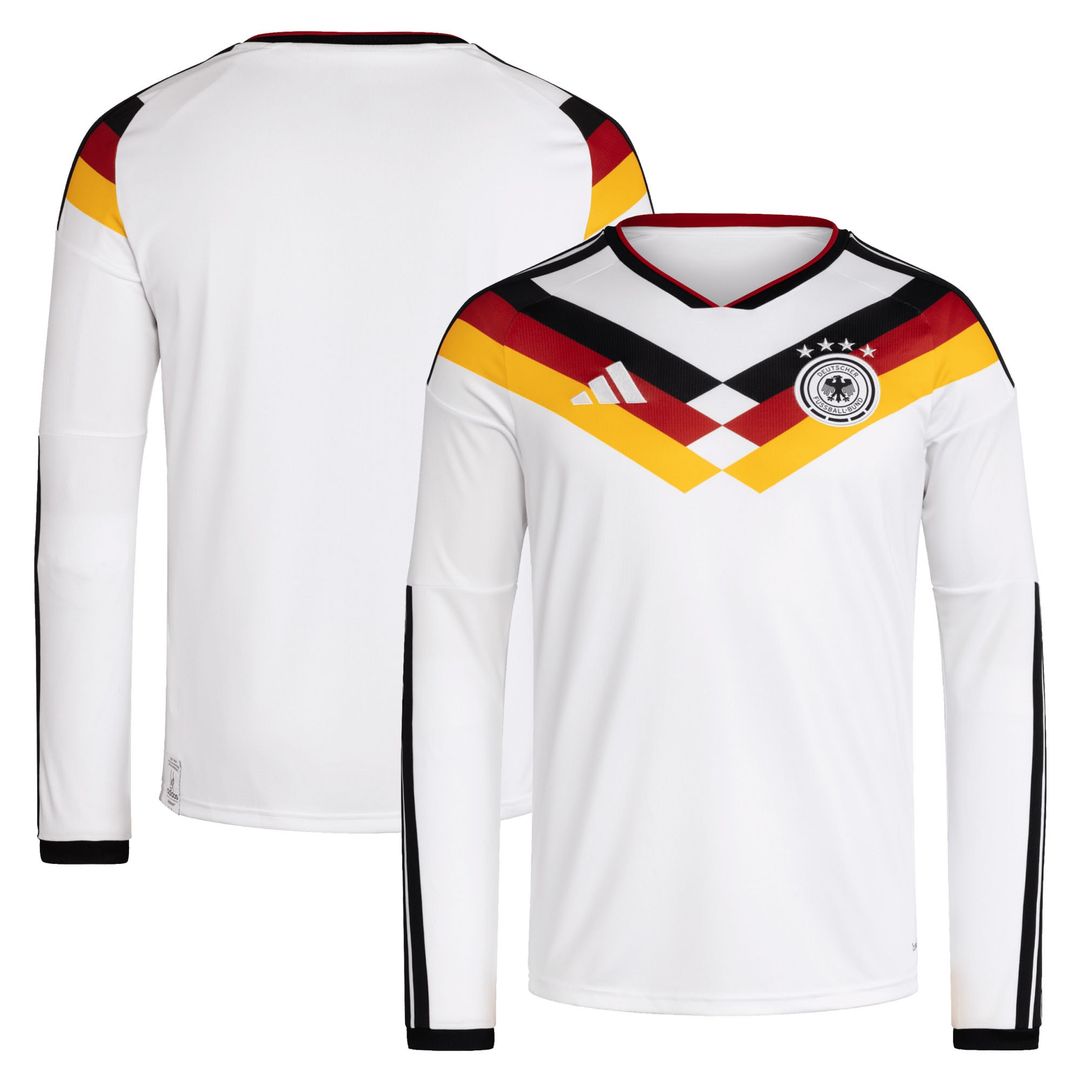 Germany National Team adidas 2026 Away Replica Long Sleeve Jersey - Navy
