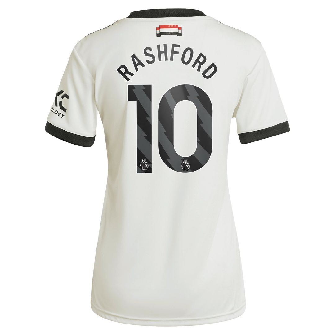 Marcus Rashford Manchester United adidas Women's 2024/25 Away Replica Player Jersey - Navy