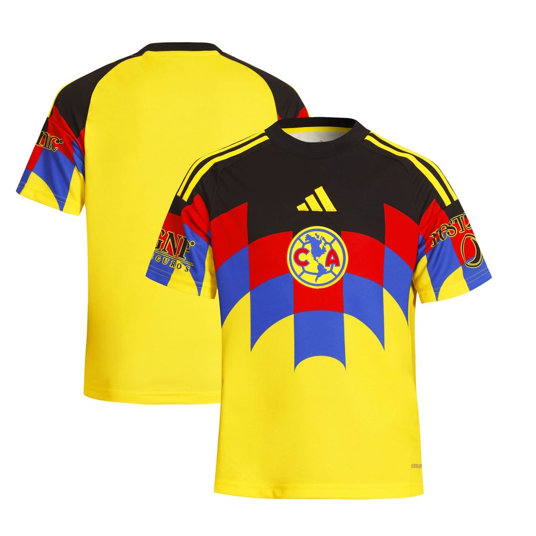 Club America adidas Youth 2025/26 Away Replica Jersey - Navy