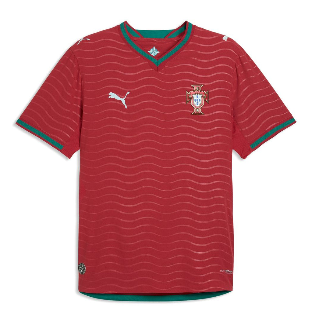 Portugal National Team Puma 2026 Home On Field Authentic Jersey - Red