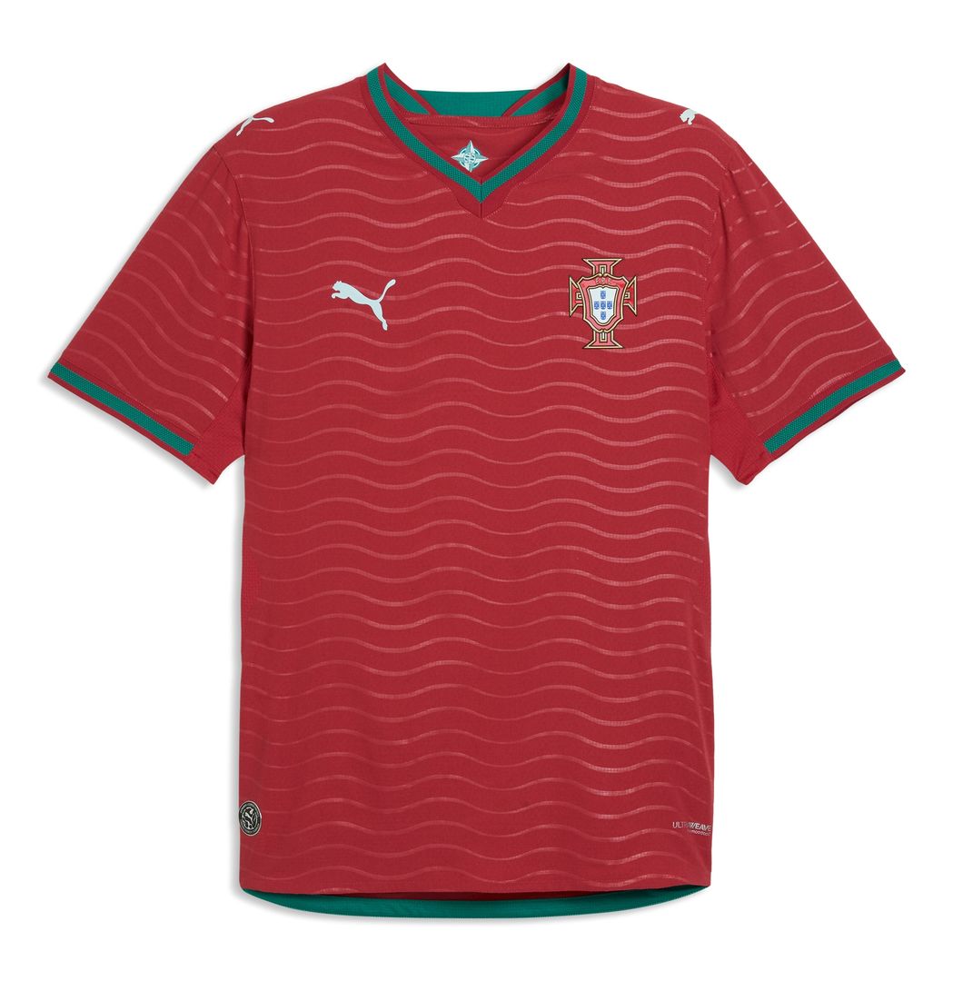 Portugal National Team Puma 2026 Home On Field Authentic Jersey - Red