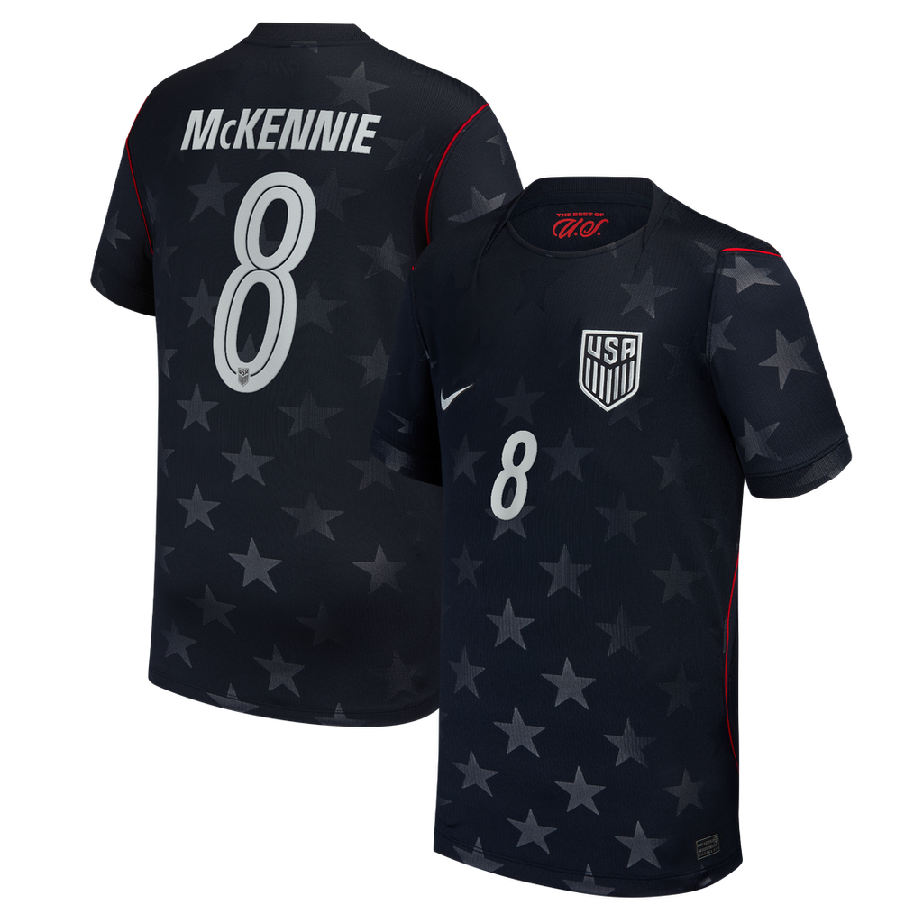 Weston McKennie USMNT Nike Youth 2026 Away Stadium Replica Jersey - Blue