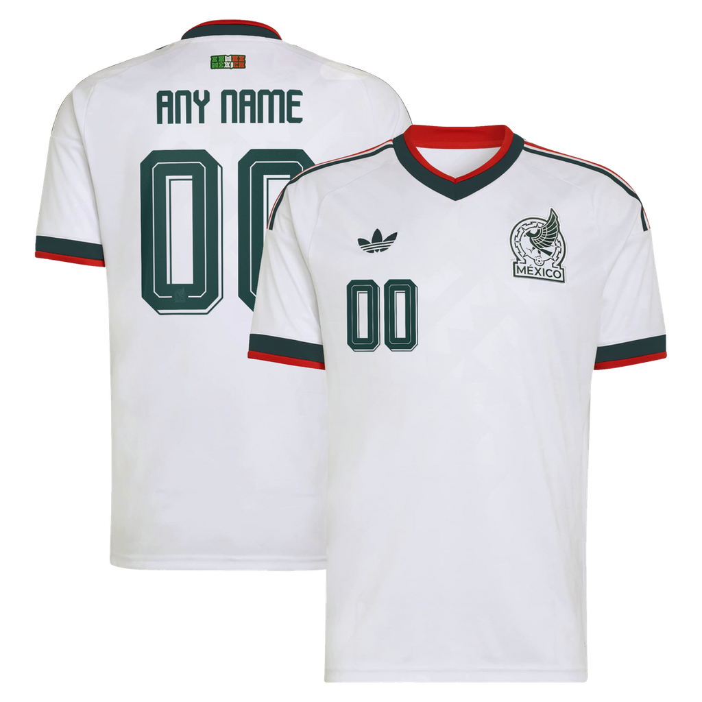 Mexico National Team adidas 2026 Away Replica Custom Jersey - White