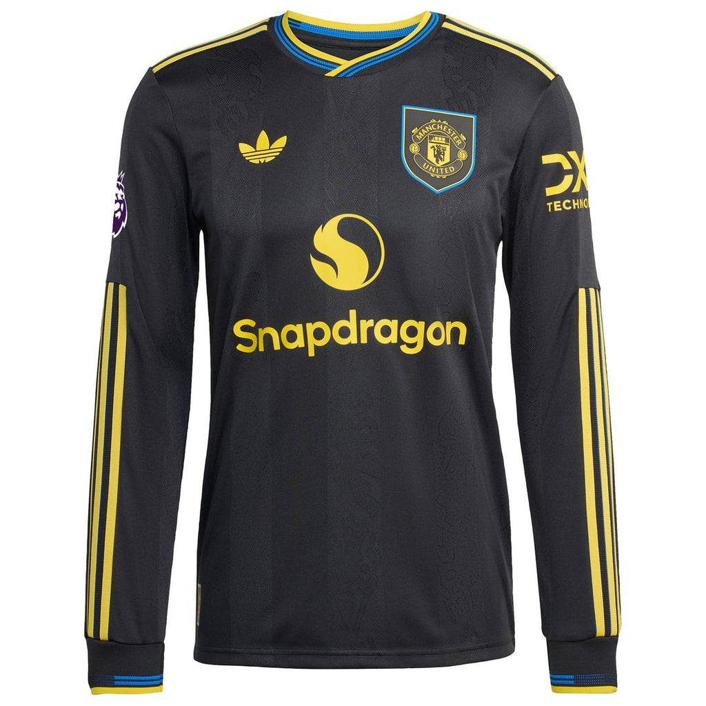 Manchester United adidas Home 2025/26 Custom Authentic Long Sleeve Jersey - Red