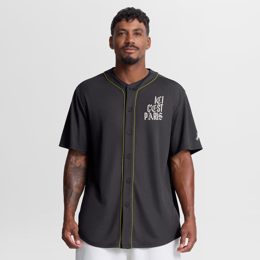 Paris Saint-Germain Fanatics Oversized Baseball Jersey - Navy