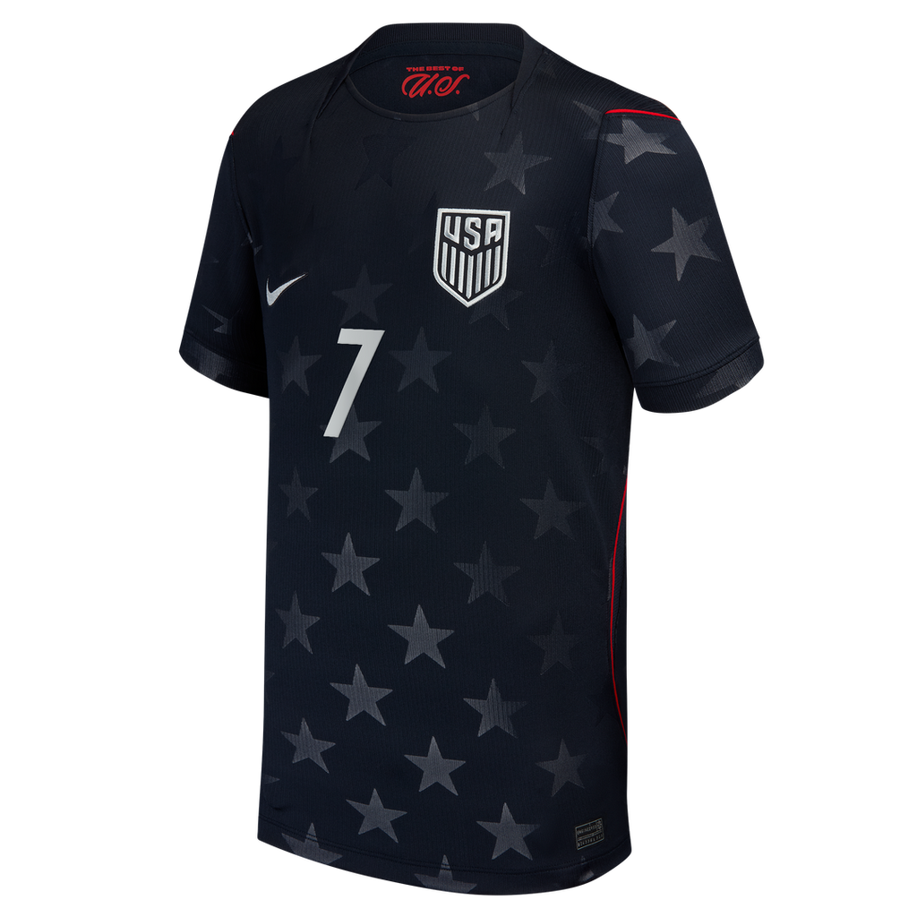 Giovanni Reyna USMNT Nike Youth 2026 Away Stadium Replica Jersey - Blue