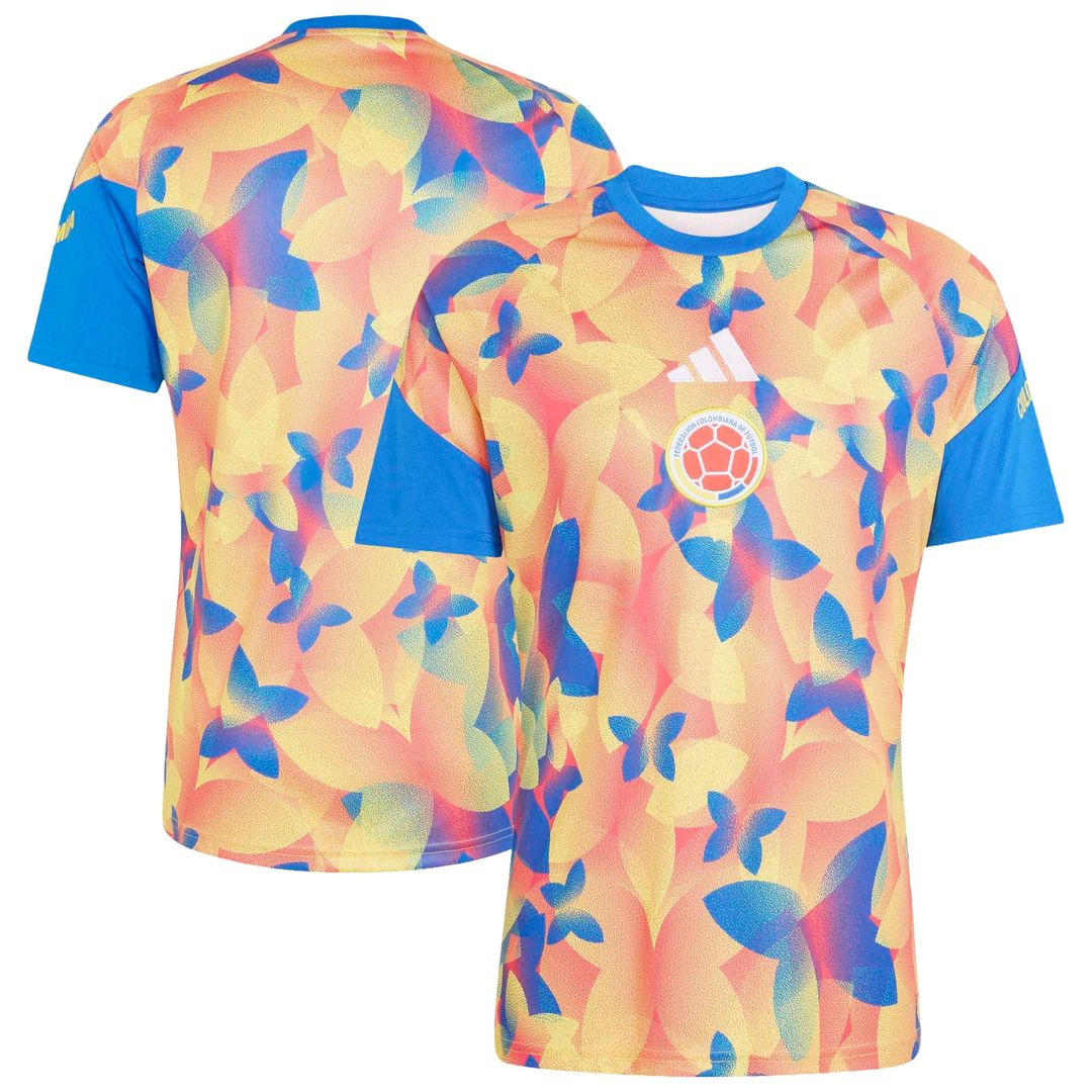 Colombia National Team adidas 2026 Pre-Match Top - Yellow