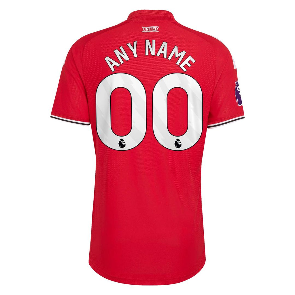 Manchester United adidas 2026/27 Home Authentic Custom Jersey - Red