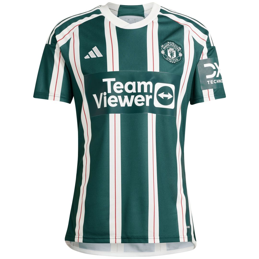 Christian Eriksen Manchester United adidas 2023/24 Away Replica Player Jersey - Green