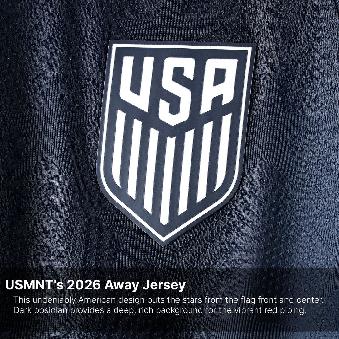 Giovanni Reyna USMNT Nike Youth 2026 Away Match Authentic Jersey - Blue