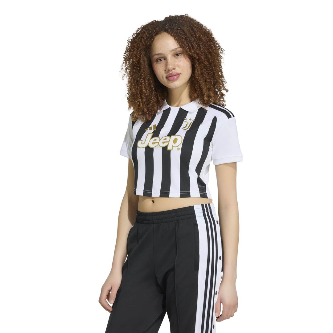 Juventus adidas Women's 2026/27 Home Replica Cropped Jersey - White