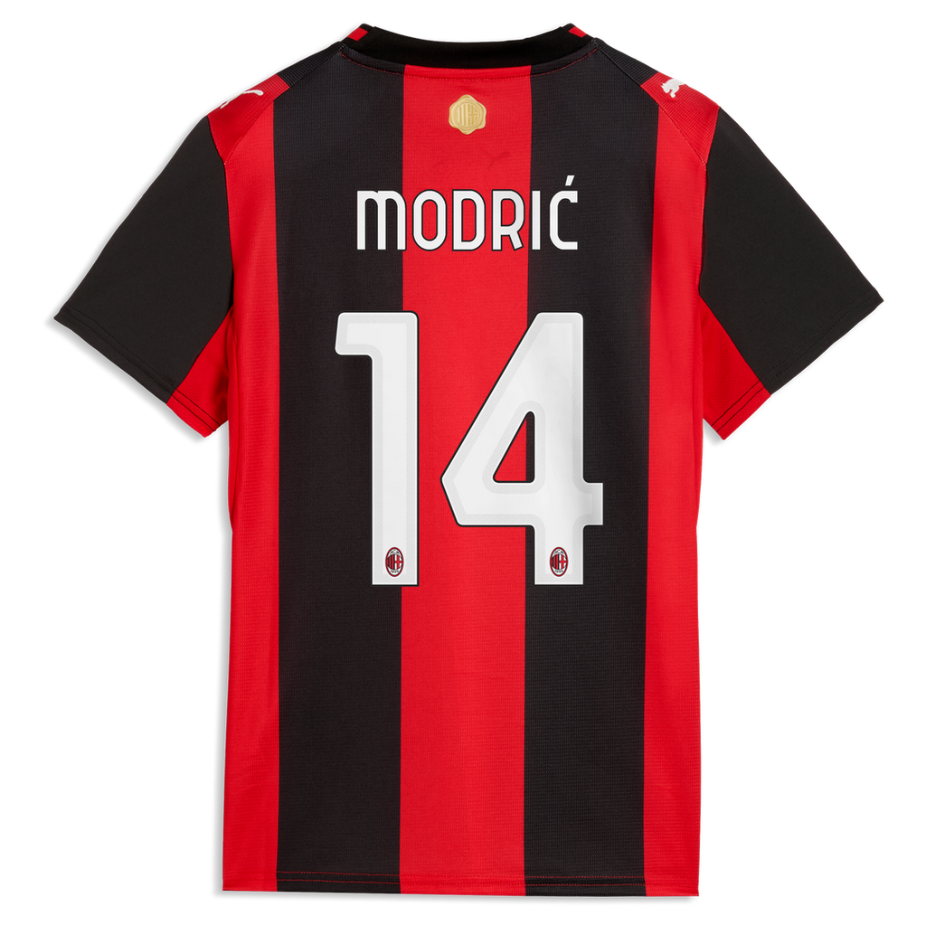 Luka Modrić AC Milan Puma Women's 2026/27 Home Replica Jersey - Black/Red