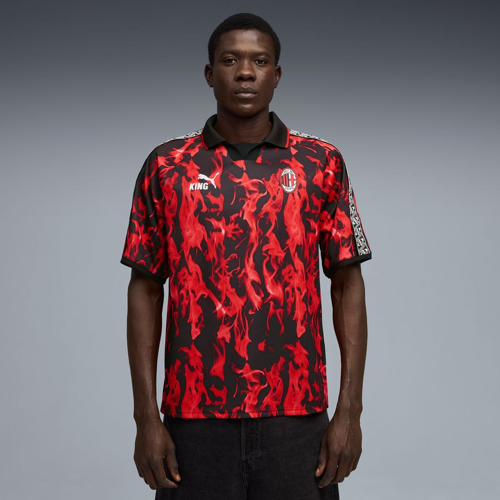 AC Milan Puma King Retro Jersey - Red