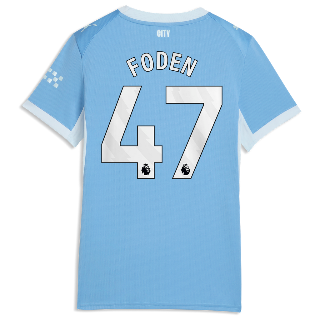 Phil Foden Manchester City Puma Women's 2026/27 Home Replica Jersey - Light Blue