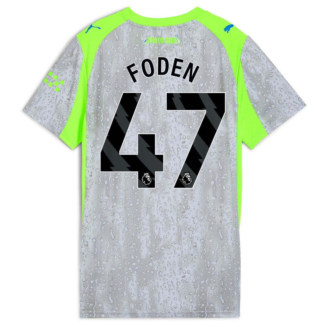 Manchester City Puma Women's 2025/26 Third Replica Jersey - Green/Neon Green