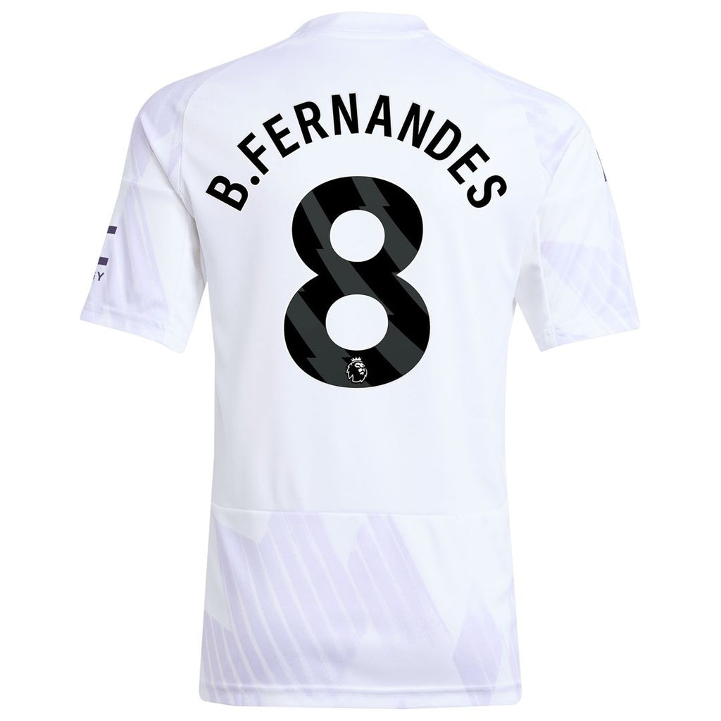 Bruno Fernandes Manchester United adidas Youth Home 2025/26 Replica Player Jersey - Red