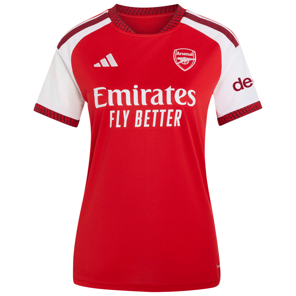 Arsenal adidas Women's 2026/27 Home Replica Jersey - Red