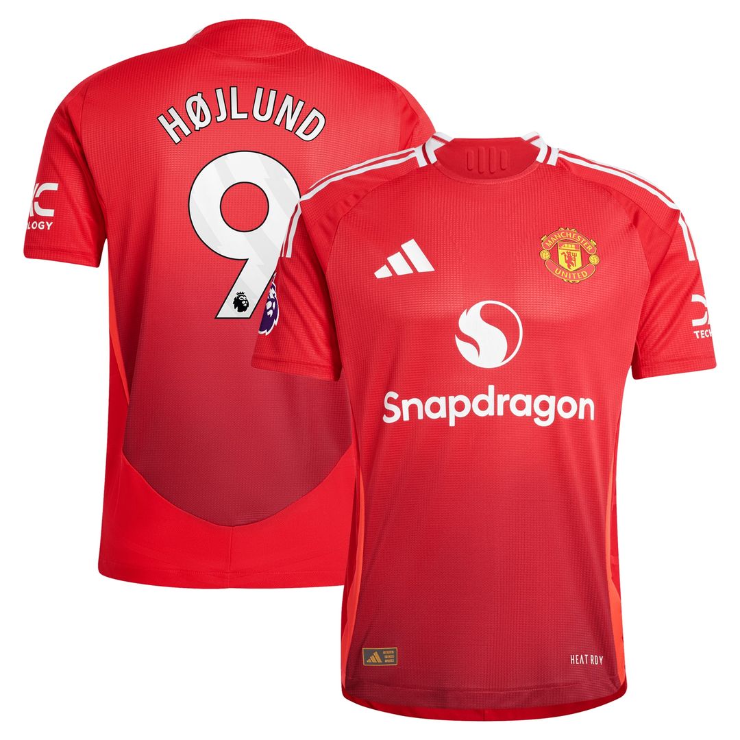 Rasmus Højlund Manchester United adidas Originals 2024/25 Third Authentic Jersey - Cream