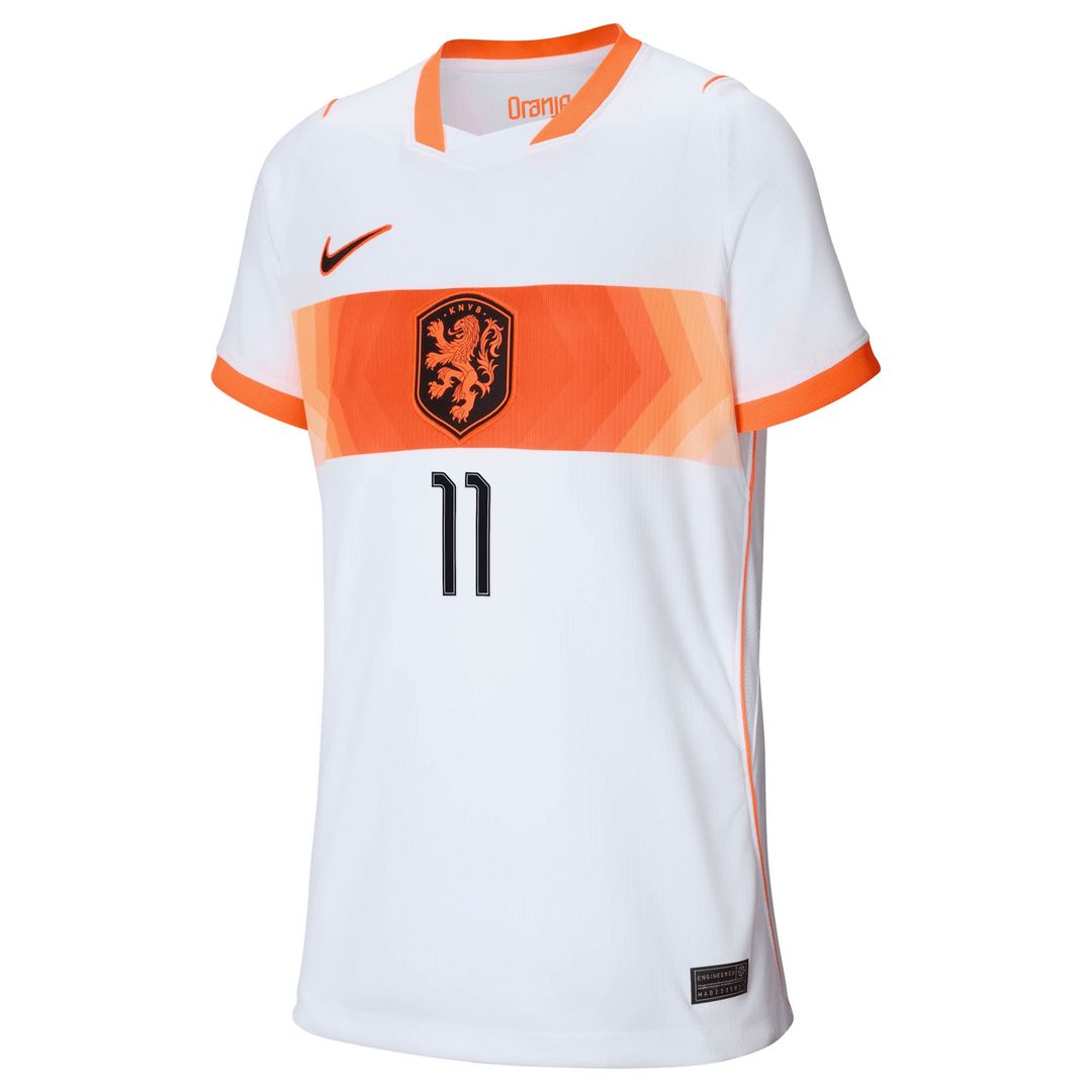 Cody Gakpo Netherlands National Team Nike Youth 2026 Home Stadium Replica Jersey - Orange