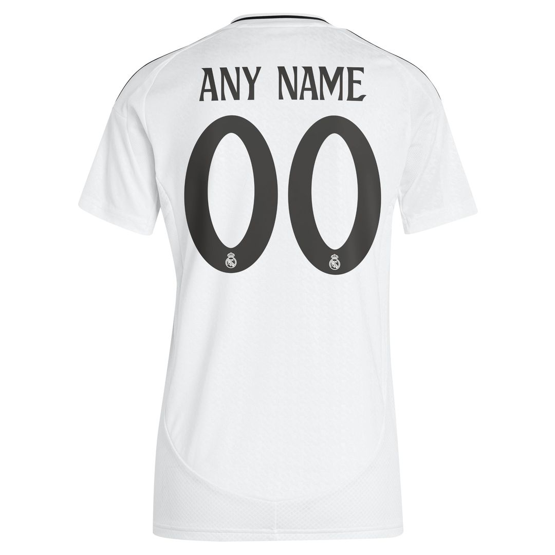 Real Madrid adidas Originals Women's 2024/25 Third Replica Custom Jersey - Charcoal