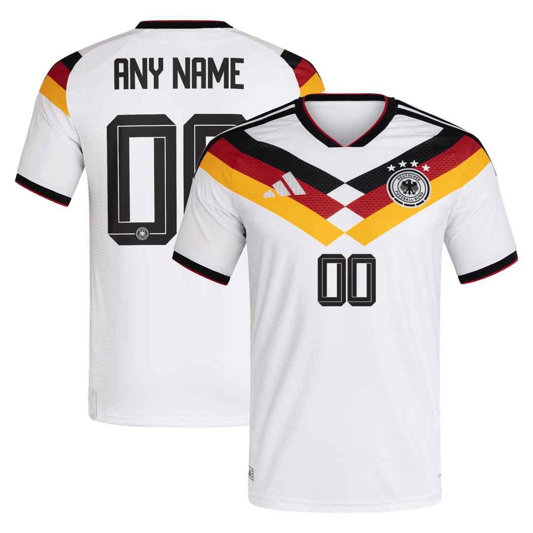 Germany National Team adidas 2026 Home On-Field Authentic Custom Jersey - White