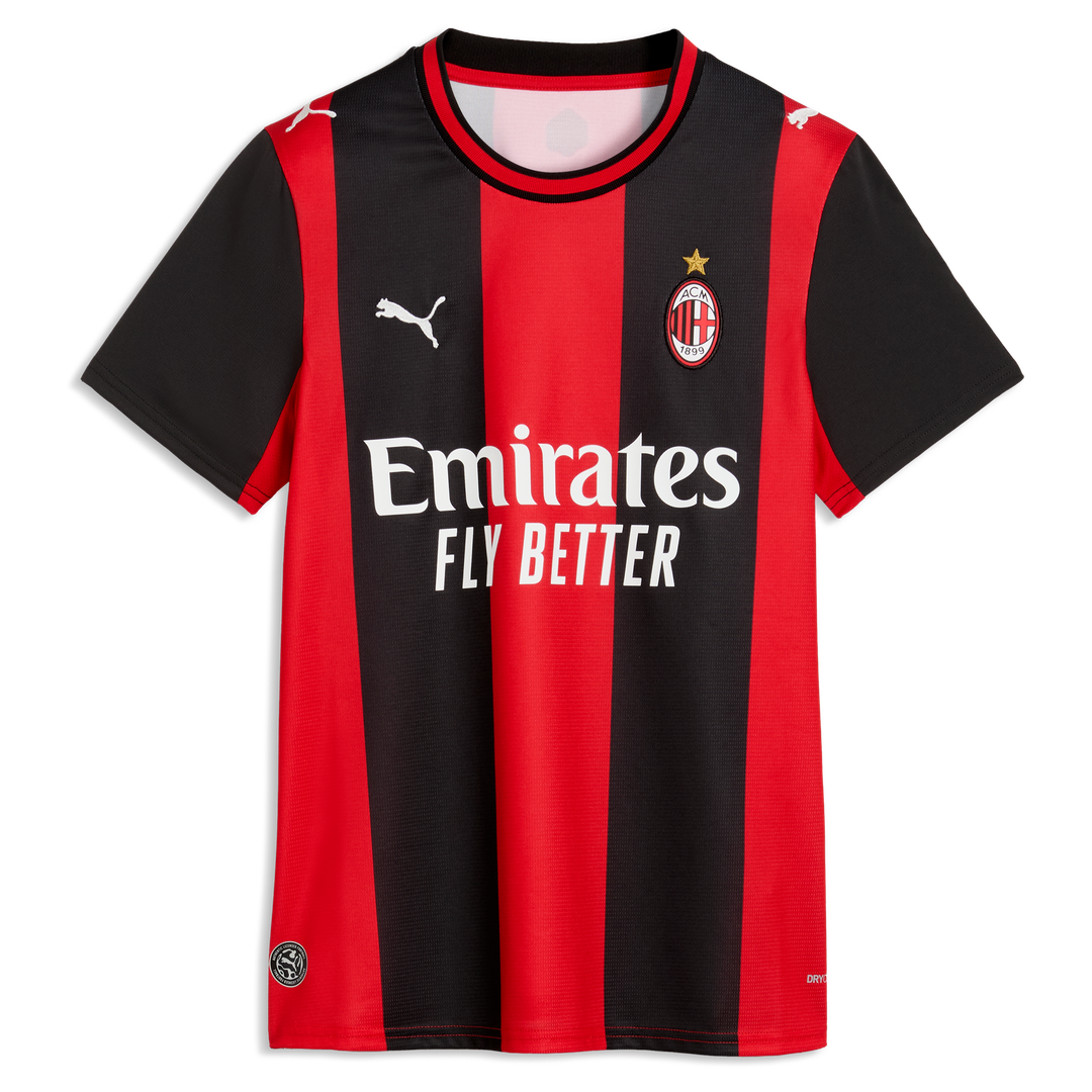 Luka Modrić AC Milan Puma Women's 2026/27 Home Replica Jersey - Black/Red