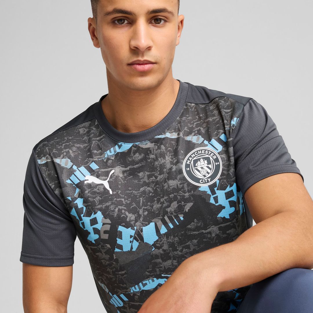 Manchester City Puma 2024/25 Pre-Match Training Jersey - White