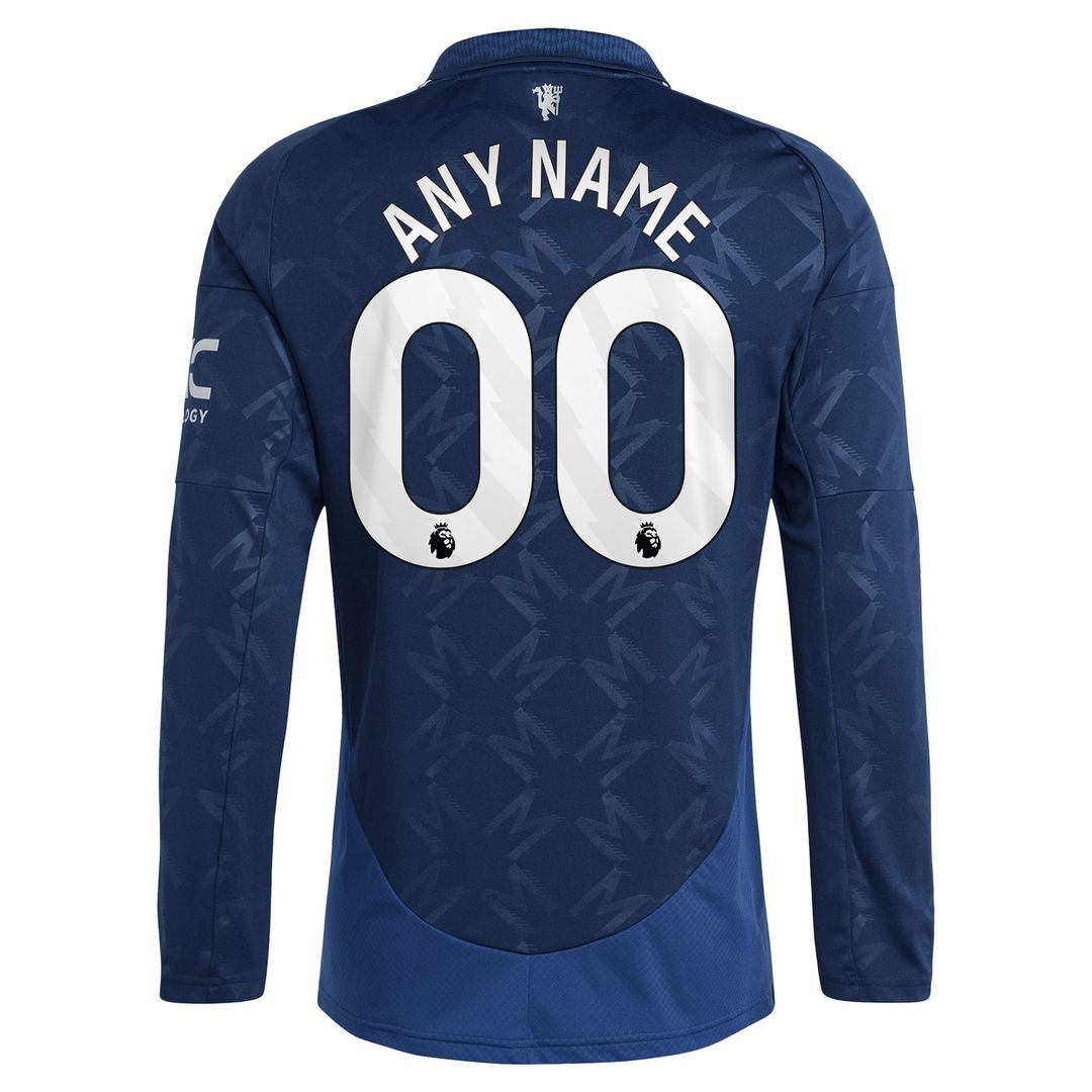 Manchester United adidas Originals  2024/25 Third Custom Replica Long Sleeve Jersey - Cream