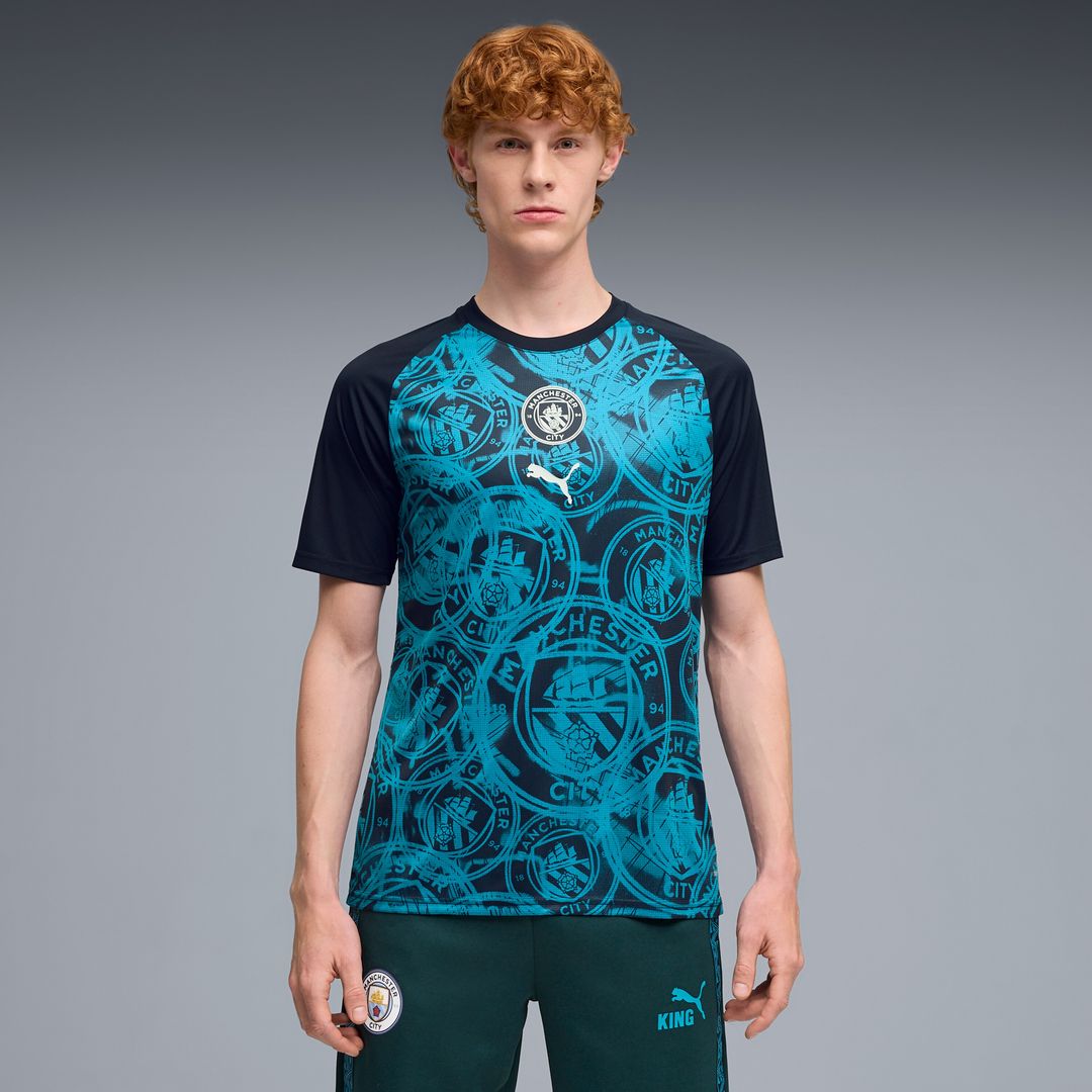 Manchester City Puma 2026/27 Pre-Match Top - Navy