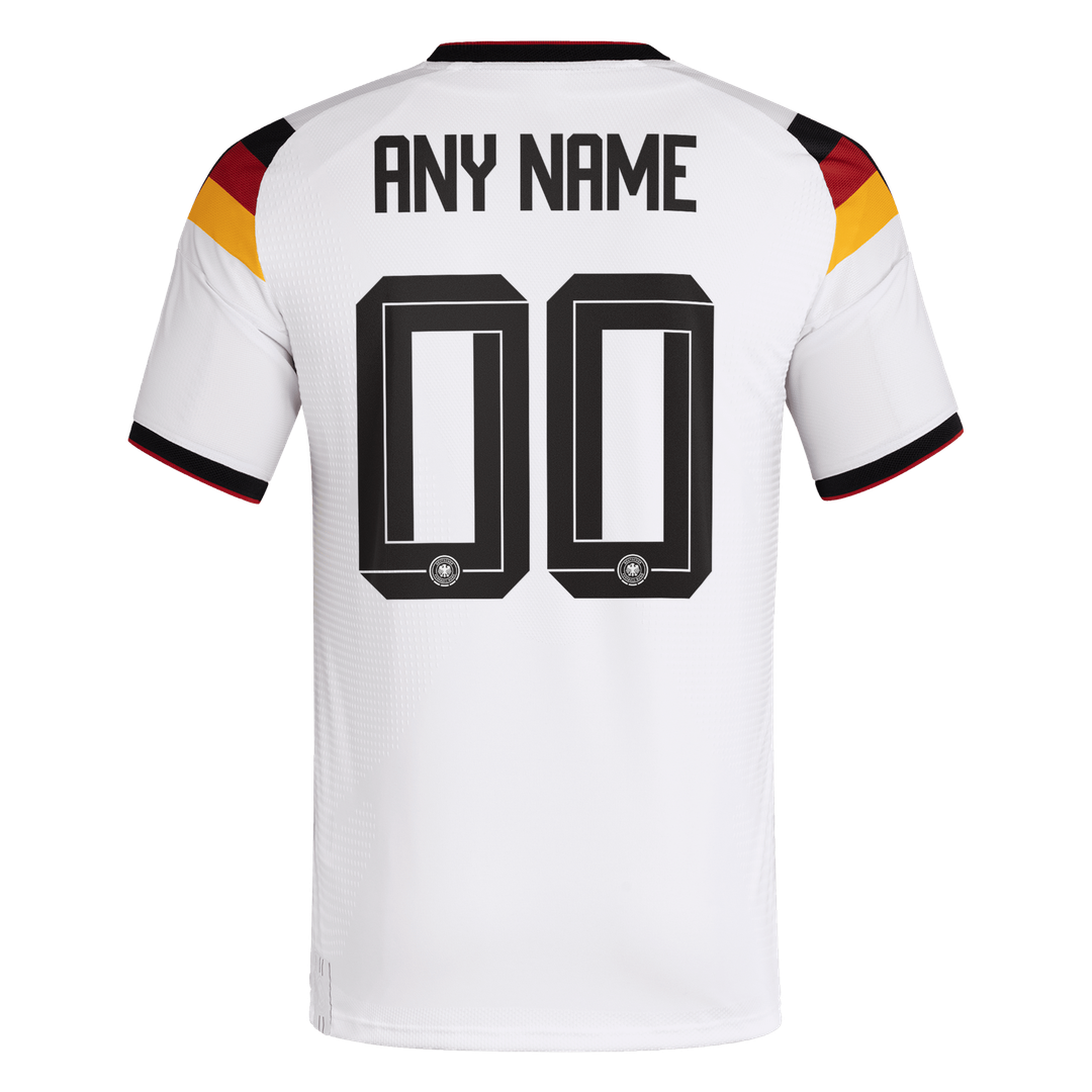 Germany National Team adidas 2026 Home On-Field Authentic Custom Jersey - White