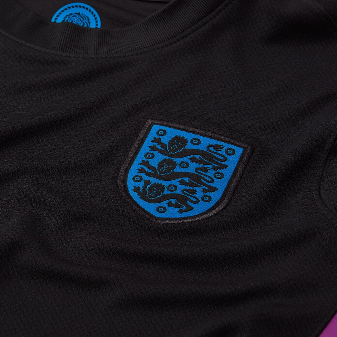 England Women's National Team Nike Women's 2025/26 Away Replica Jersey - Black