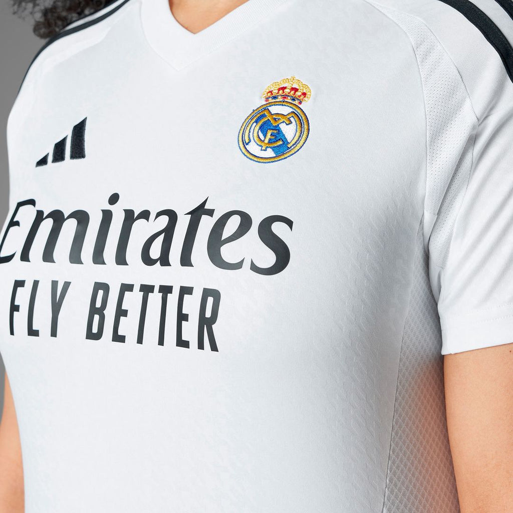 Real Madrid adidas Women's 2024/25 Home Replica Custom Jersey - White