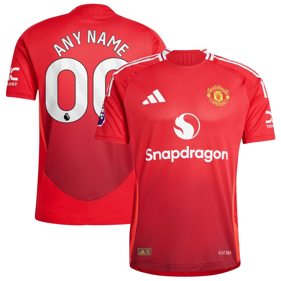 Manchester United adidas Originals  2024/25 Third Custom Authentic Jersey - Cream