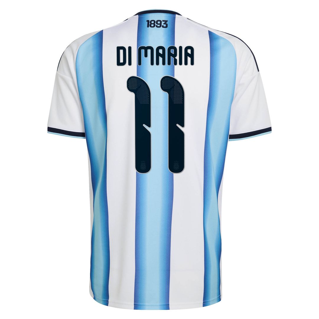 Angel Di Maria Argentina National Team adidas 2026 Home Replica Jersey - White