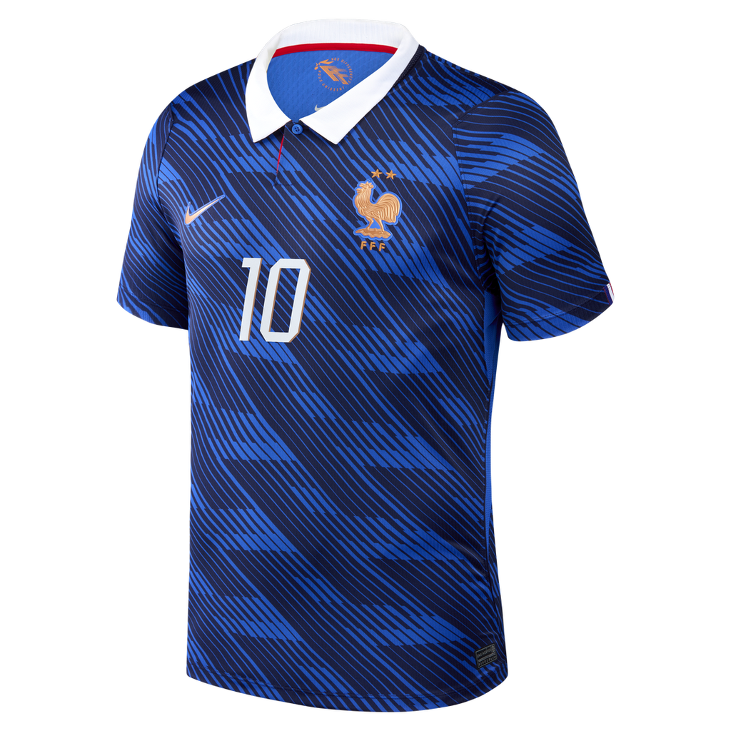 Kylian Mbappé France National Team Nike 2026 Home Stadium Replica Jersey - Blue
