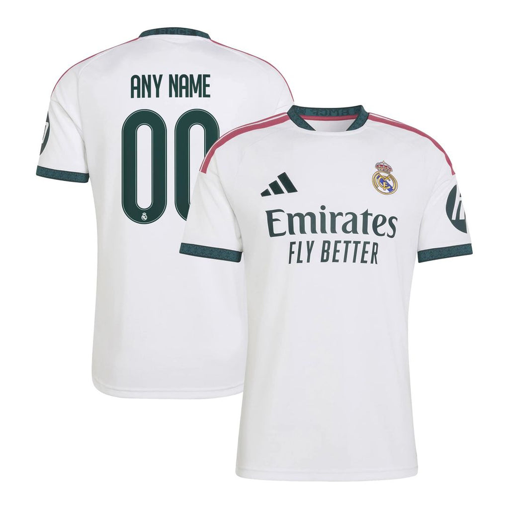 Real Madrid adidas 2026/27 Home Replica Custom Jersey - White