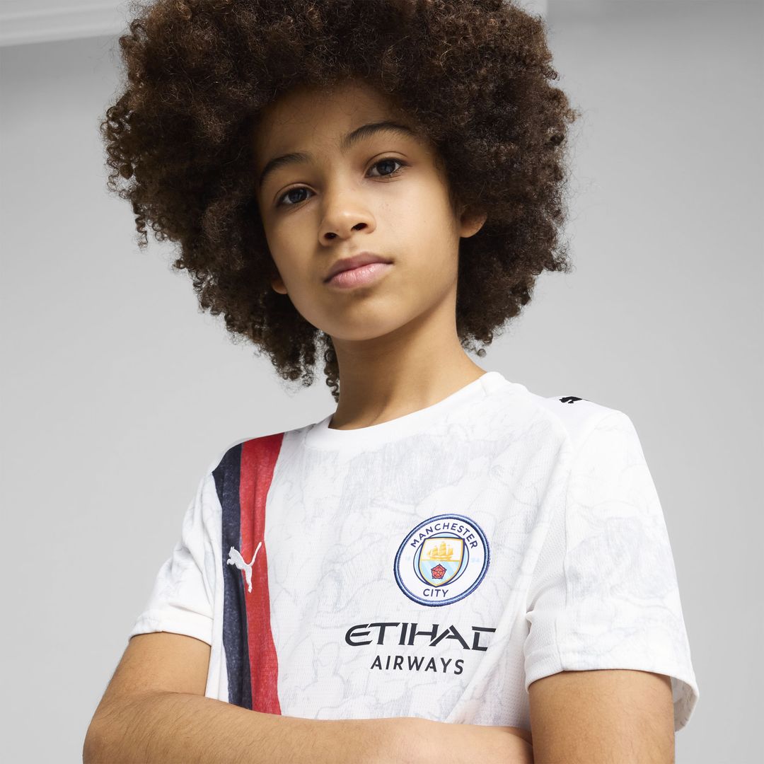 Manchester City Puma x KidSuper Youth 2025 FIFA Club World Cup Replica Jersey - White