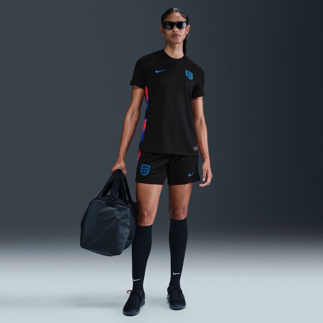 England Women's National Team Nike Women's 2025/26 Away Replica Jersey - Black