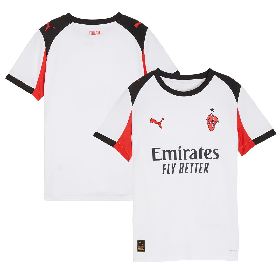 AC Milan Puma Youth 2025/26  Replica Jersey - White