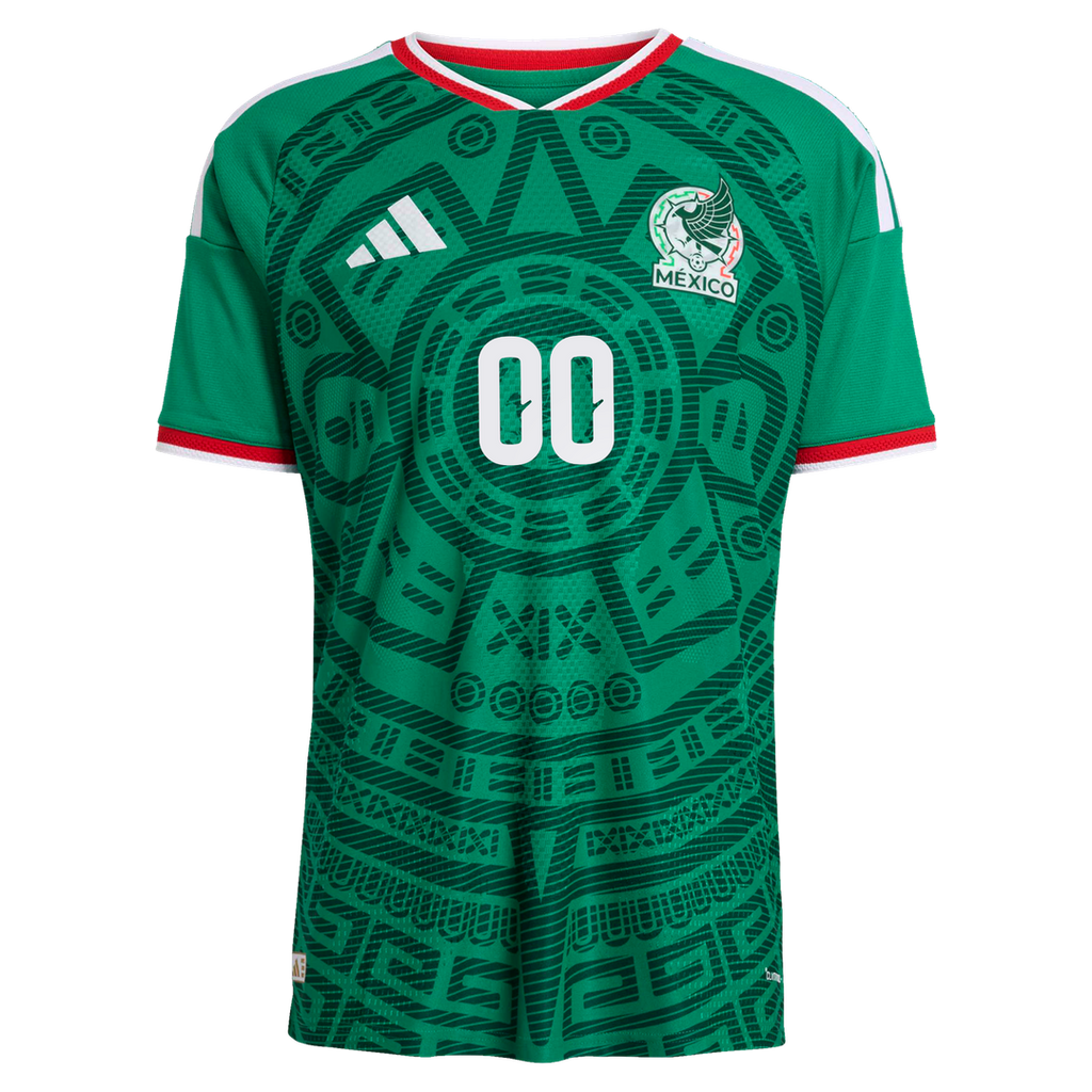 Mexico National Team adidas 2026 Home Authentic Custom Jersey - Green