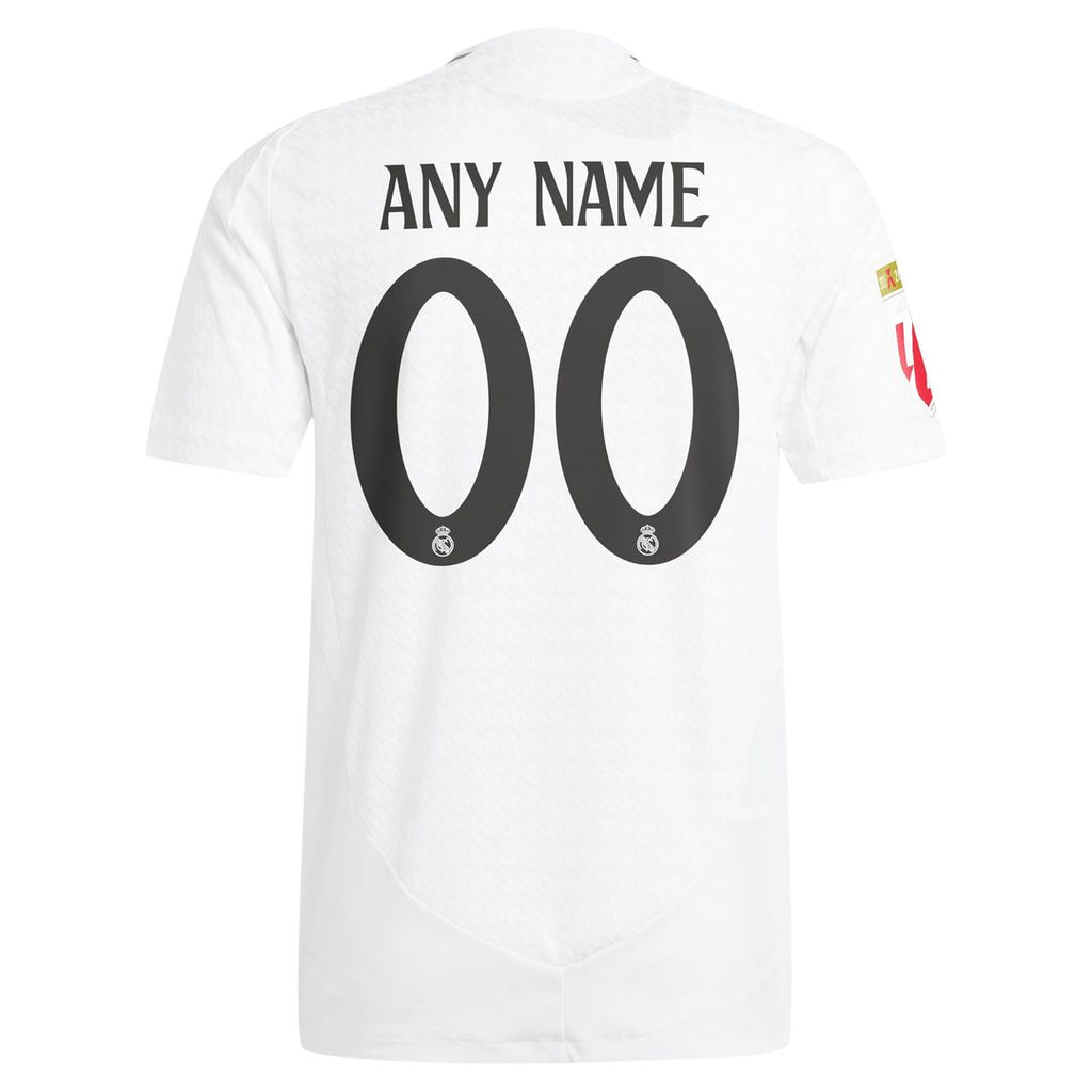 Real Madrid adidas 2024/25 Home Authentic Custom Jersey - White