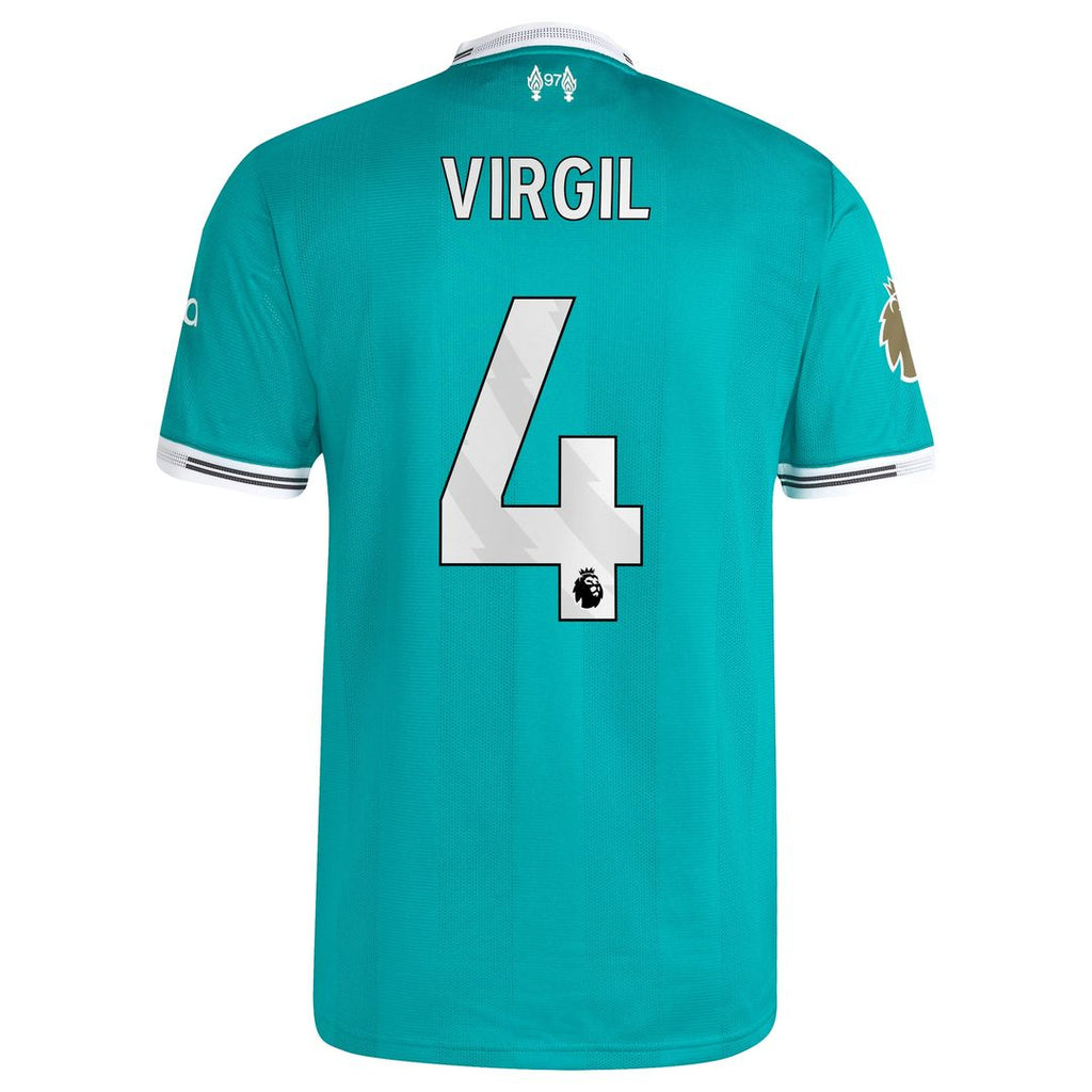 Virgil van Dijk Liverpool adidas  2025/26 Home Authentic Jersey - Red